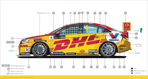 ZoomOn Z012 1/24 シボレー・クルーズ WTCC 2015 (#4 T.Coronel)