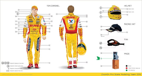 ZoomOn Z012 1/24 シボレー・クルーズ WTCC 2015 (#4 T.Coronel)