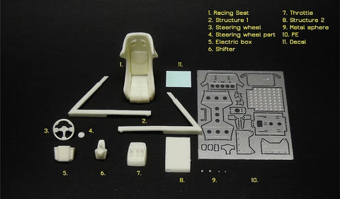 ZoomOn Z019 1/24 ゲームポッド GT2 & ロジクール G27 セット
