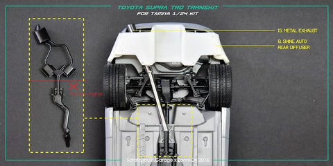ZoomOn Z021 1/24 トヨタ スープラ(JZA80) TRD パーツセット