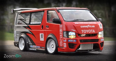 ZoomOn Z040 1/24 トヨタ ハイエース CRS 弐号機 パーツセット(アオシマ用)