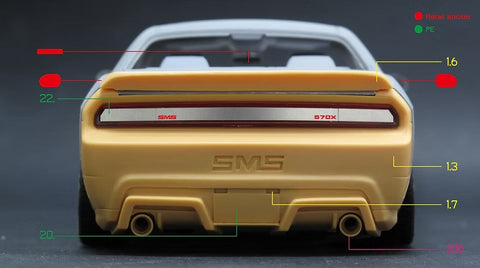 ZoomOn Z051 1/25 ダッジ・チャレンジャー- サリーン 570X