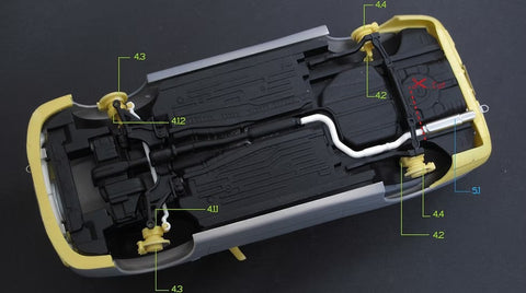 ZoomOn Z054 1/24 ホンダ インテグラ DC2 スプーン パーツセット