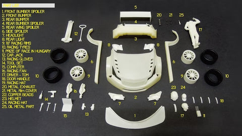 ZoomOn Z071 1/24 シボレー・クルーズ WTCC 2015 (#7 H.Valente)