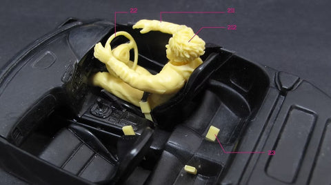 ZoomOn Z076 1/24 マツダアンフィニ RX-7 (FD) A-Spec パーツセット