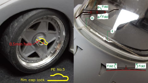 ZoomOn Z094 1/24 オートザム AZ-1 F40改 パーツセット