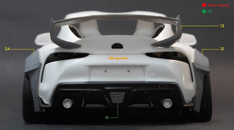 ZoomOn Z095 1/24 トヨタ スープラ A90 ‘‘SH’’ ワイドボディキット