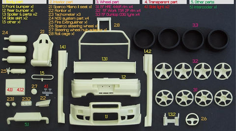 ZoomOn Z140 1/24 ニッサン スカイライン GT-R R34 F&F 2