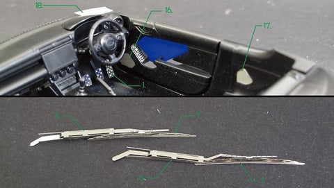 ZoomOn Z164 1/24 アーティザンスピリッツ GR86・BRZ ワイドボディパーツセット