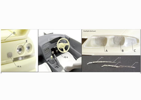 ZoomOn Z167 1/24 ニッサン スカイライン GT-R R33 400R パーツセット (タミヤ用)