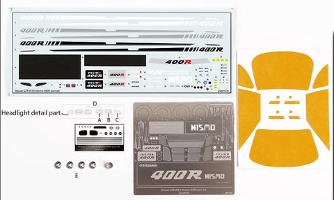 ZoomOn Z167 1/24 ニッサン スカイライン GT-R R33 400R パーツセット (タミヤ用)