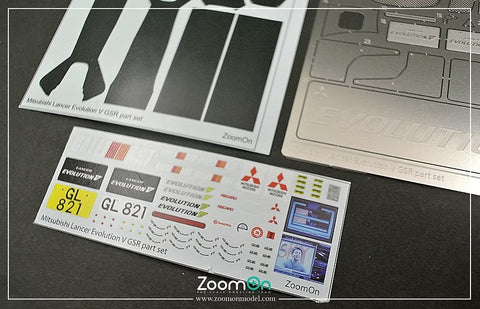 ZoomOn Z209 1/24 三菱 エボリューションV GSR パーツセット (タミヤ用)