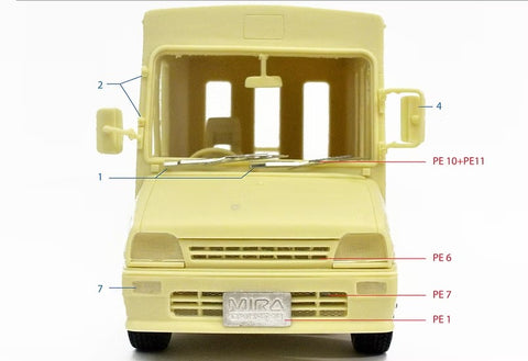 ZoomOn Z212 1/24 ダイハツ ミラ ウォークスルーバン