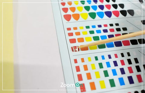 ZoomOn ZD247 1/24 ブランドロゴ 背景色セット