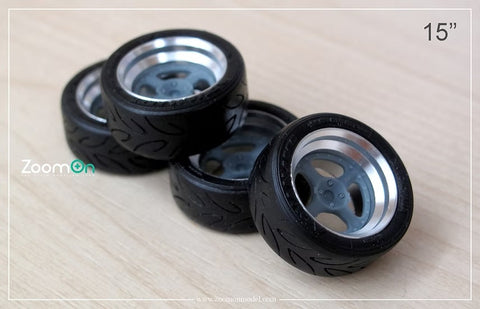 ZoomOn ZR147 1/24 15'' SSR MK2R リムセット