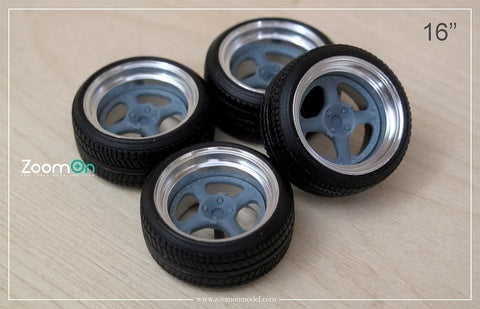ZoomOn ZR147 1/24 16'' SSR MK2R リムセット