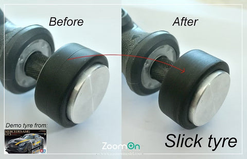 ZoomOn ZT073 1/24 タイヤサンダー (軸3mm)