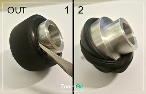 ZoomOn ZT078 1/12 フォーミュラ タイヤサンダー (軸3mm)