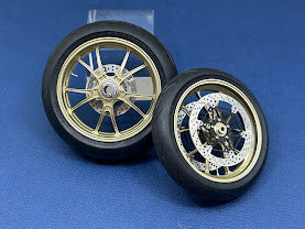 Zワークショップ Z01-007 1/12 ドゥカティ V4R/S ホイール & ブレーキディスク セットC