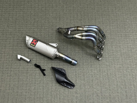Zワークショップ Z04-004 1/12 エボリューション ライン エキゾーストシステム(チタニウム) (タミヤ 1/12 R1M (14133)用)