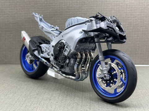 Zワークショップ Z04-004 1/12 エボリューション ライン エキゾーストシステム(チタニウム) (タミヤ 1/12 R1M (14133)用)