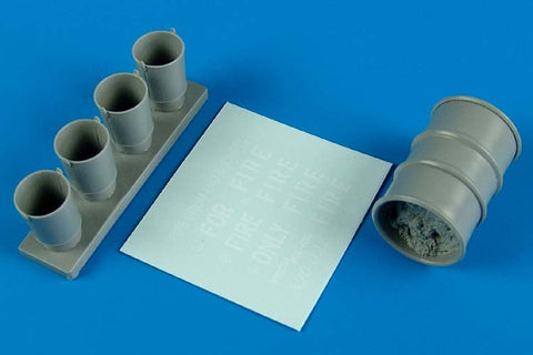 エアロボーナス 320021 1/32 滑走路誘導用 燃焼ドラム缶とバスケット