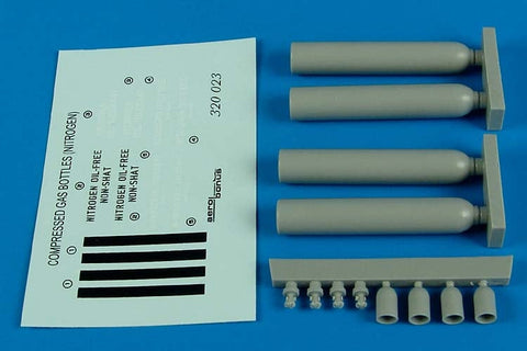 エアロボーナス 320023 1/32 窒素ガス ボンベ