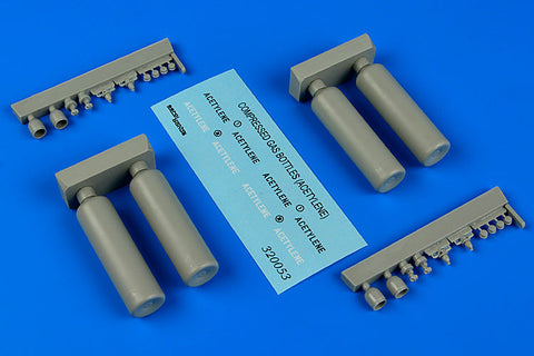 エアロボーナス 320053 1/32 アセチレン ガスボンベ