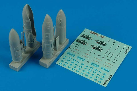 エアロボーナス 480001 1/48 SPPU-22 ソビエト 23mm 機関砲ポッド