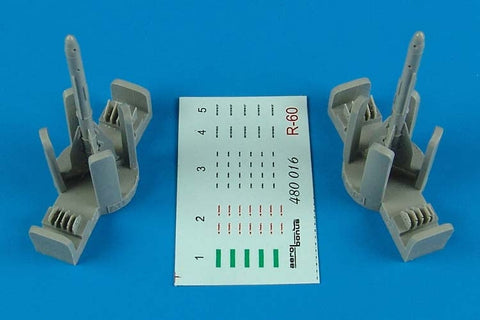 エアロボーナス 480016 1/48 R-60 (AA-8 エイフィッド) ロシア 短距離空対空ミサイル