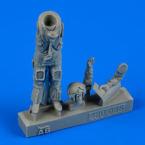 エアロボーナス 480086 1/48 イギリス シーハリアー パイロット, フォークランド紛争, 1982