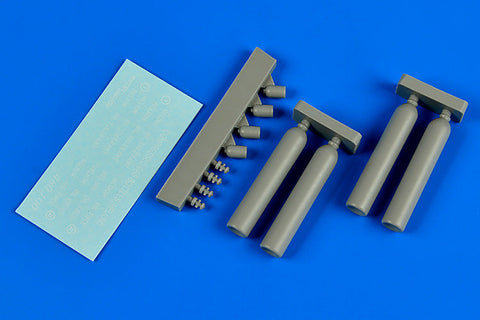 エアロボーナス 480100 1/48 圧縮ガス容器 - ヘリウム