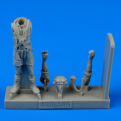 エアロボーナス 480146 1/48 王立オーストラリア空軍戦闘機 パイロット (WWII)