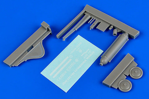 エアロボーナス 480147 1/48 アメリカ空軍フライトライン 50ポンドCO2ホイール付消火器