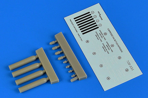 エアロボーナス 720035 1/72 窒素ボンベ