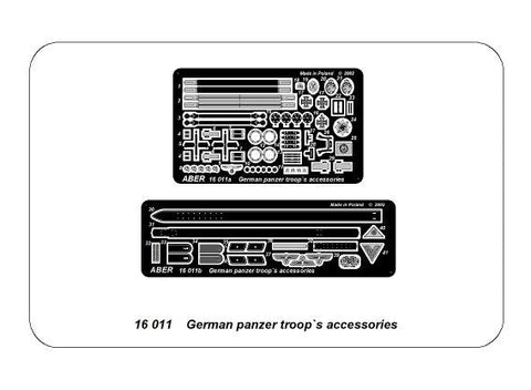 アベール 16011 1/16 ドイツ戦車兵アクセサリー