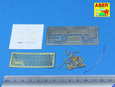 アベール 16047 1/16 .50口径 アメリカ M2重機関銃用M2A1ボックスセット 銃弾付(汎用)