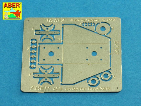アベール 16054 1/16 アメリカ MP48型車両無線機アンテナ基部