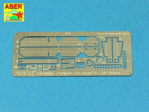 アベール 16069 1/16 ドイツ IV号戦車H型エアクリーナー(トランペッター用)