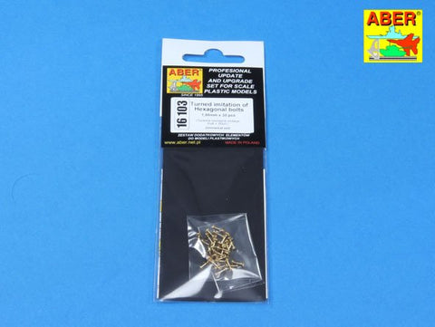 アベール 16103 1/16 六角ボルト 30個(直径1.55mm)