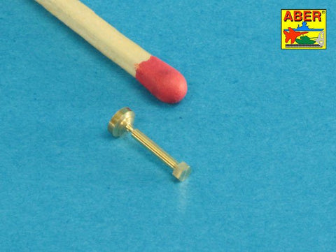 アベール 16109 1/16 六角ボルト真鍮削りだし(1.6x6.0mm) 25個