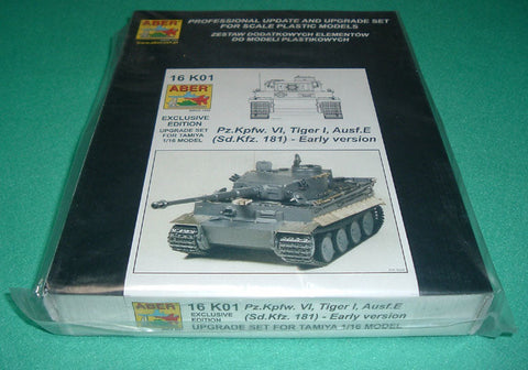 アベール 16K01 1/16 タイガーI 初期型 ボックスフルセット(タミヤ用)