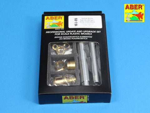 アベール 16L05 1/16 ドイツ 88mm Kw.K 36L/56 タイガー I 初期型砲身 (タミヤ・ホビーボス用)
