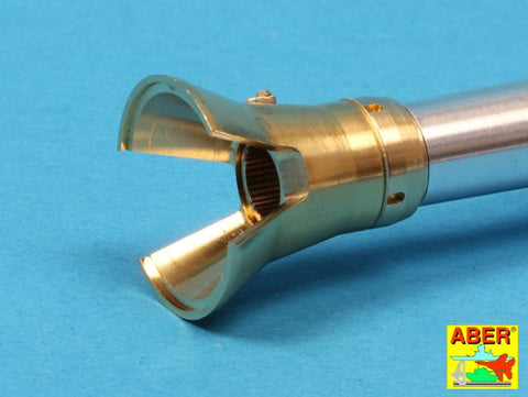 アベール 16L08 1/16 ドイツ タイガーI型初期・タイガーII ポルシェ砲塔用マズルブレーキ