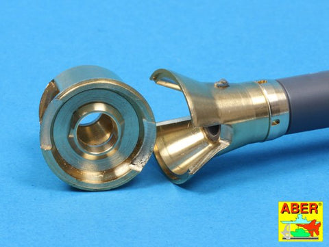 アベール 16L08 1/16 ドイツ タイガーI型初期・タイガーII ポルシェ砲塔用マズルブレーキ