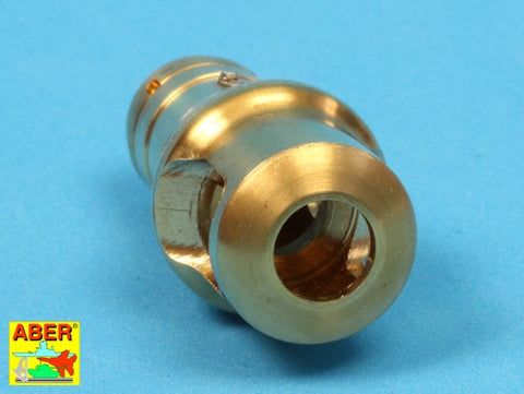 アベール 16L09 1/16 ドイツ キングタイガー ヘンシェル砲塔・タイガーI後期型用マズルブレーキ(タミヤ・トランペッター用)