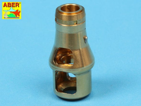 アベール 16L09 1/16 ドイツ キングタイガー ヘンシェル砲塔・タイガーI後期型用マズルブレーキ(タミヤ・トランペッター用)