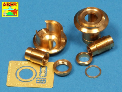 アベール 16L11 1/16 ドイツ IV号戦車H・J型用後期マズルブレーキ(タミヤ・トランぺッター)