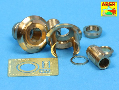 アベール 16L11 1/16 ドイツ IV号戦車H・J型用後期マズルブレーキ(タミヤ・トランぺッター)