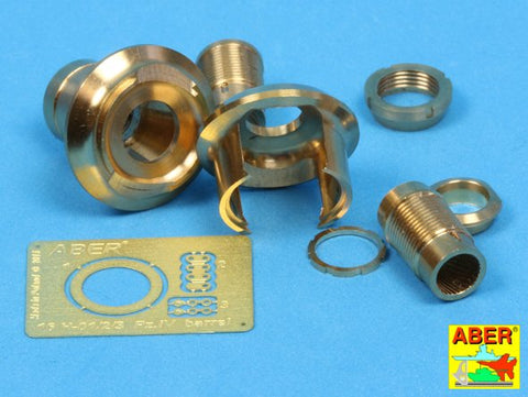 アベール 16L11 1/16 ドイツ IV号戦車H・J型用後期マズルブレーキ(タミヤ・トランぺッター)